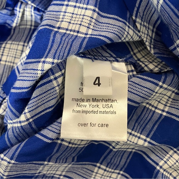 Rachel Comey Blush Shirt Corte Plaid - Picture 5 of 7